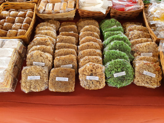 Tortas de Coco con Pistacho